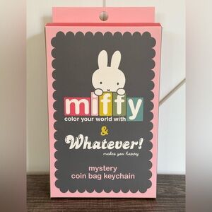 NWT Miffy Mystery Coin Bag Keychain